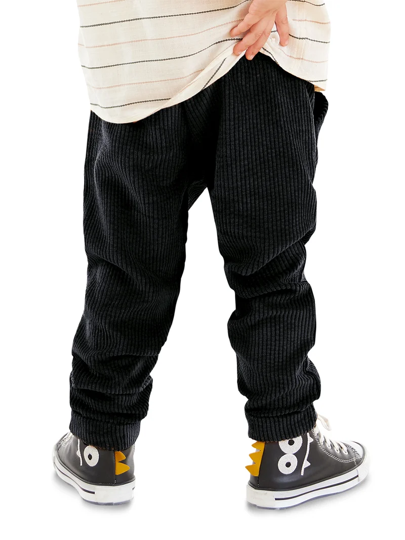 MSHB&G Boy Velvet Black Pants